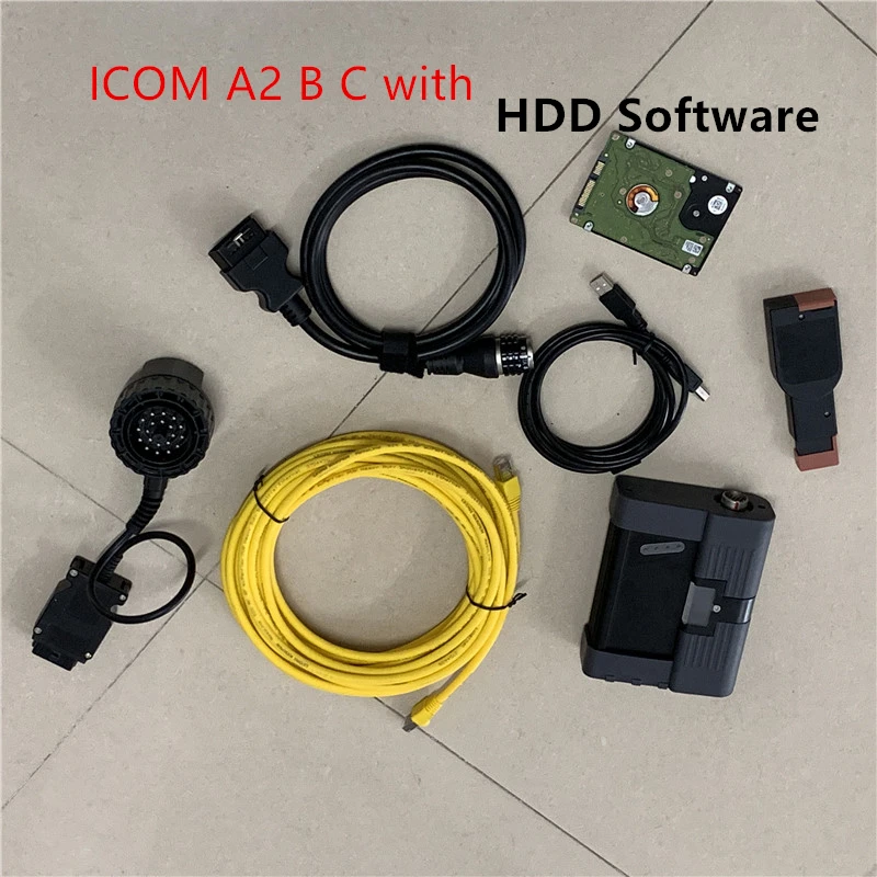 

Newest V2024.01 1TB HDD For BMW ICOM Multi-language Programming Tool ICOM Diag for BMW A2+B+C 3 in 1 Diagnostic Scanner