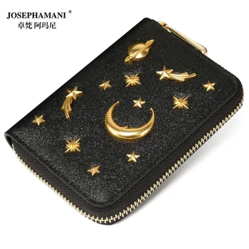

Fashion starry sky Short wallet women portfel High-end JOSEPHAMANI Brand wallet new carteira free shipping