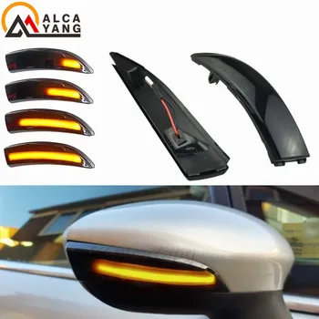 

2pcs Flowing Turn Signal Light LED Side Wing Rearview Mirror Dynamic Indicator Blinker Repeater Light for Ford Fiesta 08-17