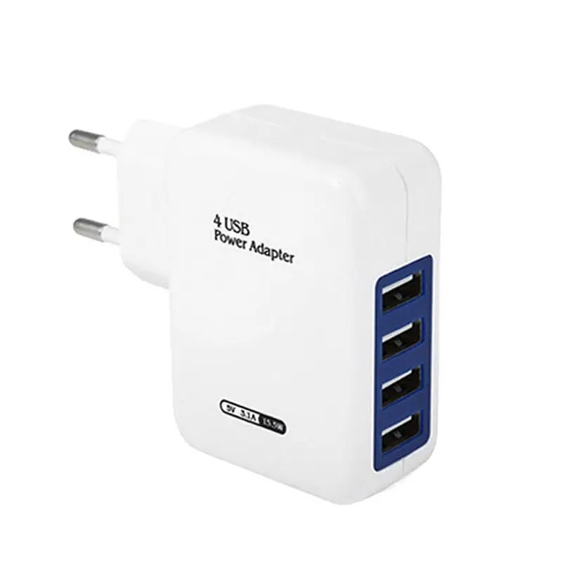 4-Порты и разъёмы Quick Charge 3,0 USB настенное зарядное устройство быстрой зарядки адаптер для iPhone samsung Huawei Xiaomi HTC устройства штепсельная вилка
