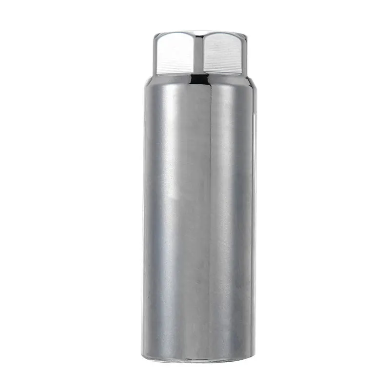 Universal 1pc 22mm 7/8'' Chrome Lambda O2 Oxygen Sensor Socket Removal Tool Side Wire Cutout 1/2'' Drive