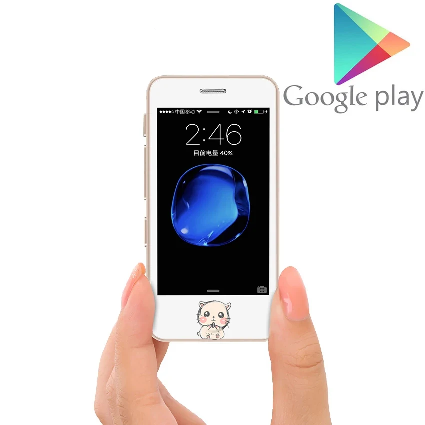 Support Google Play small mini mobile phone Android 6.0 MT6580 Quad Core Unlock 3G 4G Smartphone Melrose S9 L3 cellphone | Мобильные