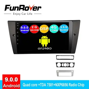 

FUNROVER android 9.0 2.5D+IPS car dvd gps multimedia player For BMW E90 E91 E92 E93 320 328 3 Series radio navi stereo RDS DSP
