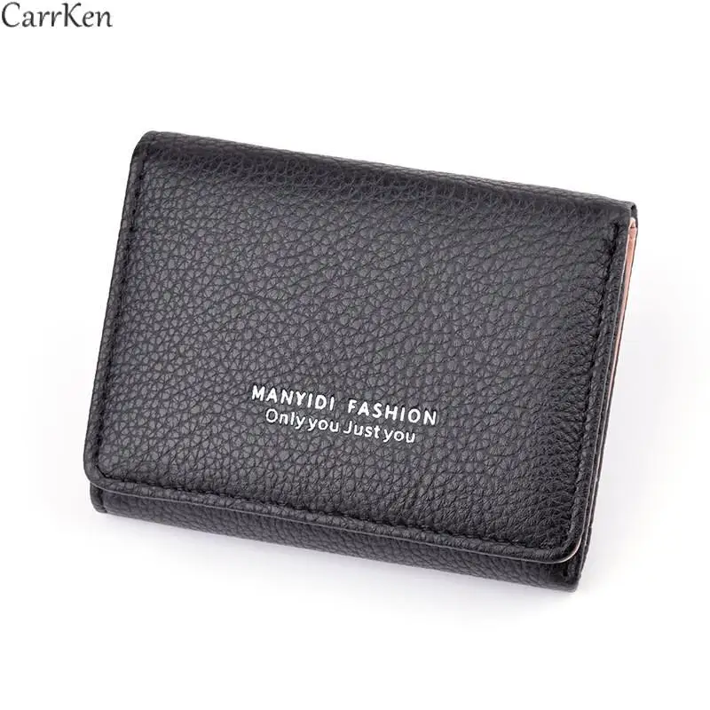 Small Wallet Women's Fashion Mini Clutch Hasp Ladies Credit Card Holder Carteras 3-Fold Female Short Coin Purse Porte Monnaie | Багаж и