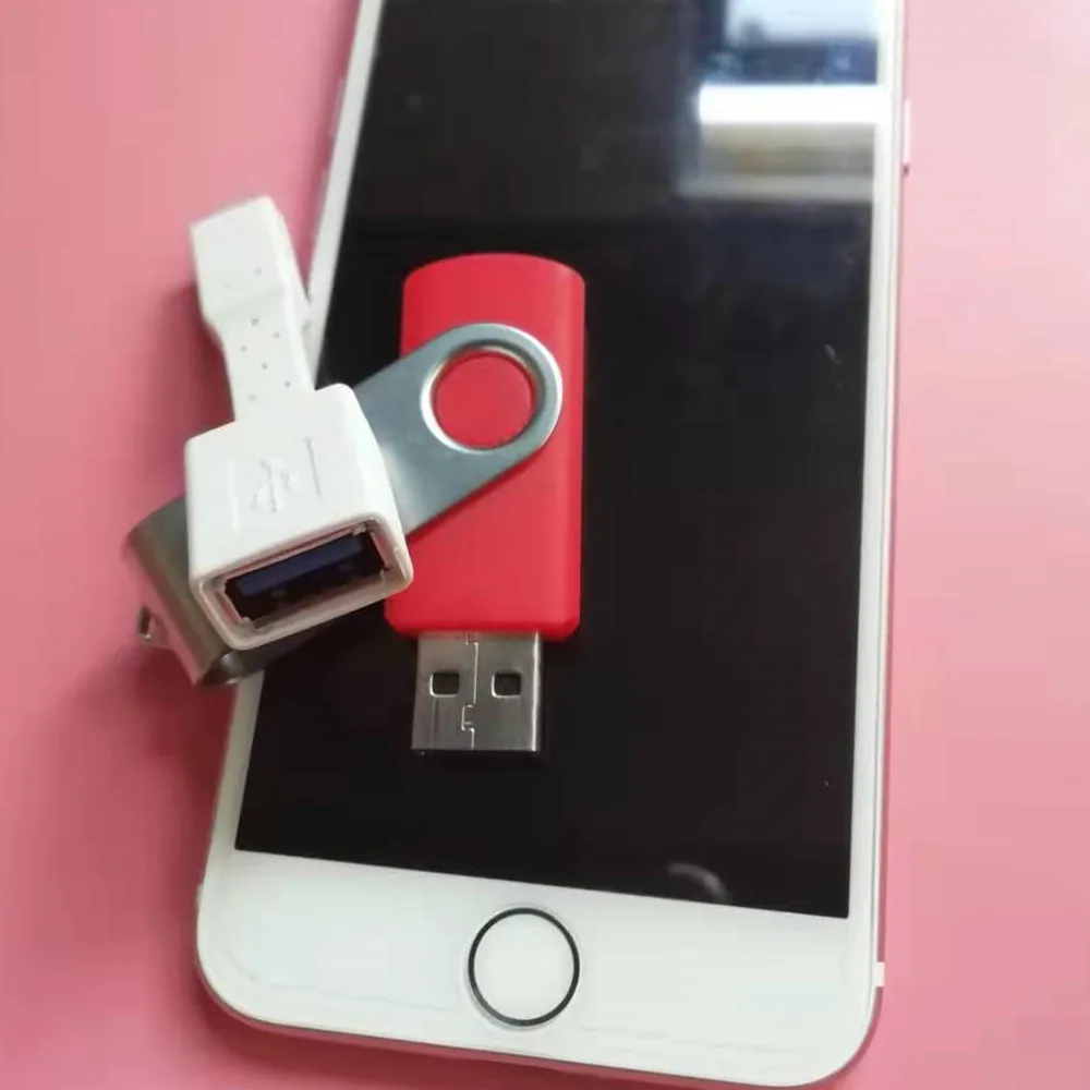 OTG адаптер для Iphone IOS 10,2 или ниже USB кабель для usb-устройств SD кардридер клавиатура гарнитура микрофон камера