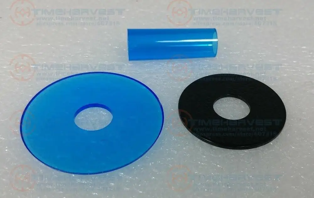 4 комплекта, JLF-CD-CLEAR, серия Sanwa jlf-cd, крышка вала, комплект, SANWA JLF-CD, HORI, джойстик, замена для Sanwan, джойстик - Цвет: Синий