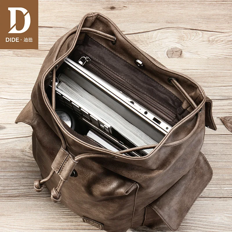  DIDE Anti theft Backpack Men Laptop Backpacks For Teenager women Male Preppy Style School Bag Cover