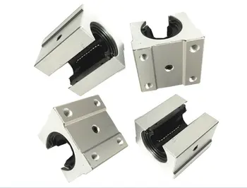 

4pcs Pillow Block Bearing SBR16UU SBR16 UU 16mm Linear 16mm Open Linear Bearing Slide Block CNC Router Parts High Quality Steel
