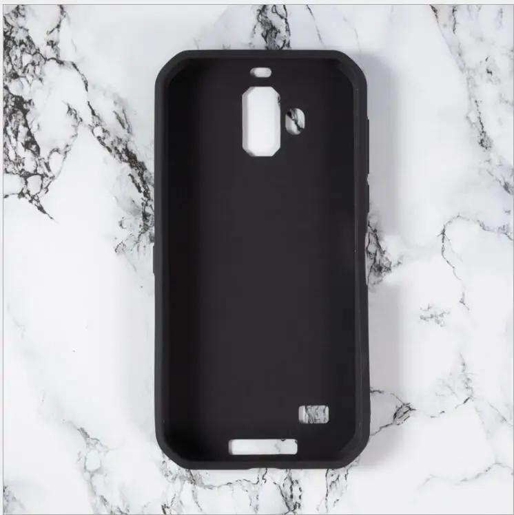 Для Blackview BV9600 Pro Чехол Мягкий силиконовый pu кожаный флип чехол для Coque Blackview BV9600 чехол с держателем карты - Цвет: Black TPU Case