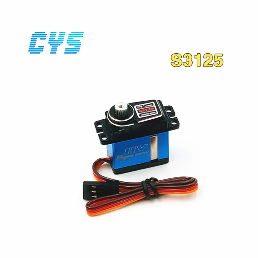 

CYS supersonic full metal narrow frequency micro servo S3125 for remote control helicopter lock tail aircraft accessories