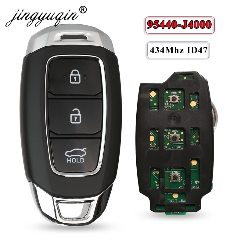 Jingyuqin 95440 J4000 434 МГц ID49 автомобильный смарт ключ управления для Hyundai Elantra 2017 2018 2019