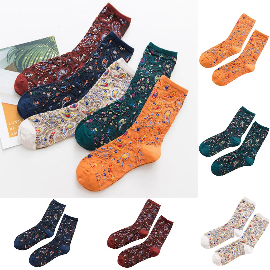 Новые весенние креативные высококачественные модные Харадзюку каваи счастливые женские носки забавные носки с принтом милые носки Calcetines Mujer