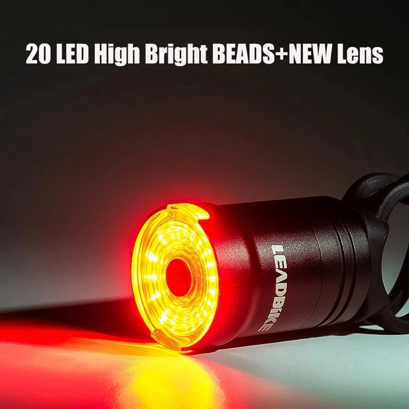 

Bicycle Smart Auto Brake Sensing Light IPx6 Waterproof Tail Light USB Rechargeable Cycling LED Bike Rear Light Mtb Accessories