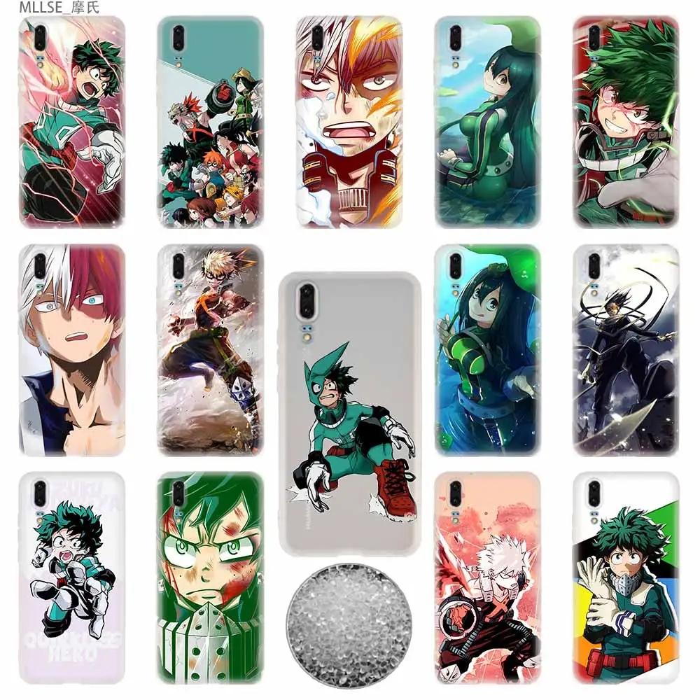 Boku no Hero Academia TPU Cover Phone Cases Luxury Silicone Soft For Huawei P50 P40 P30 P20 Pro P10 Lite P Smart Z 2020 2019 | Мобильные