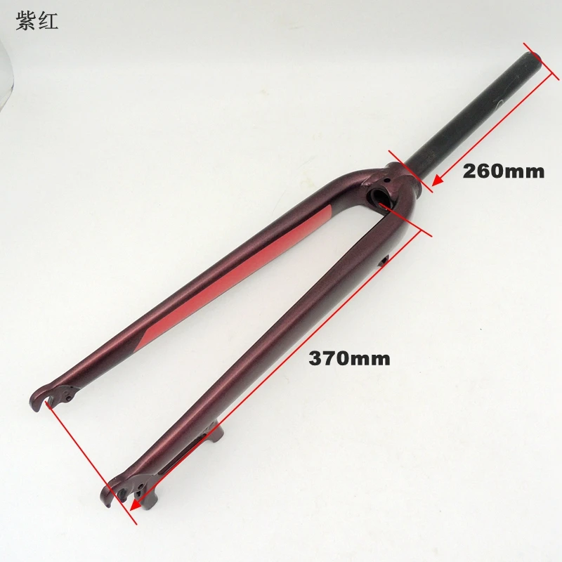 Road bike fork 700C aluminum alloy front fork A base disc brake fork 28