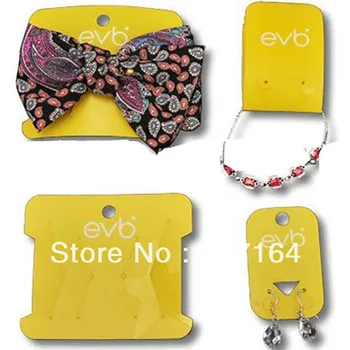 

Wholesale Free shipping By Fedex Fashion Necklace Card Custom Tag &Card Sets Customize Logo Printing