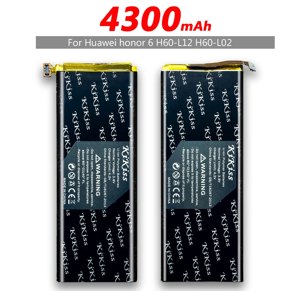 Аккумулятор KiKiss для huawei Honor 6/Honor 4X/Honor 7i/Shot X ShotX, аккумулятор для телефона 4300 мАч HB4242B4EBW