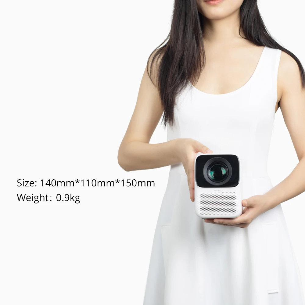 Wanbo T2 Бесплатный ЖК проектор светодиодный мини портативный Поддержка Full HD 1080P