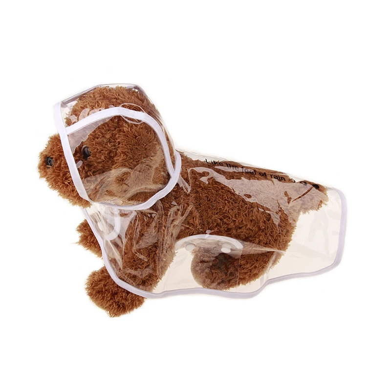 

Waterproof Transparent Raincoats XS-XL Dog Raincoat Spring Autumn Rain Coats Dog Light Clothes Pet Clothes Puppy Rain Jacket