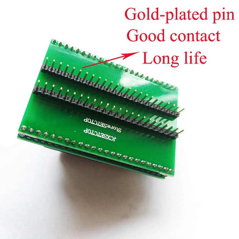 Tqfp48 Qfp48 к Dip48 0,5 мм Шаг Lqfp48 к Dip48 адаптер программирования Mcu тест Ic разъем программист адаптер гнездо