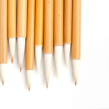 Белые облака несколько волос Кисть Китайская каллиграфия кисть Caligrafia Tinta китайский официальный скрипт Paintiing кисть для письма