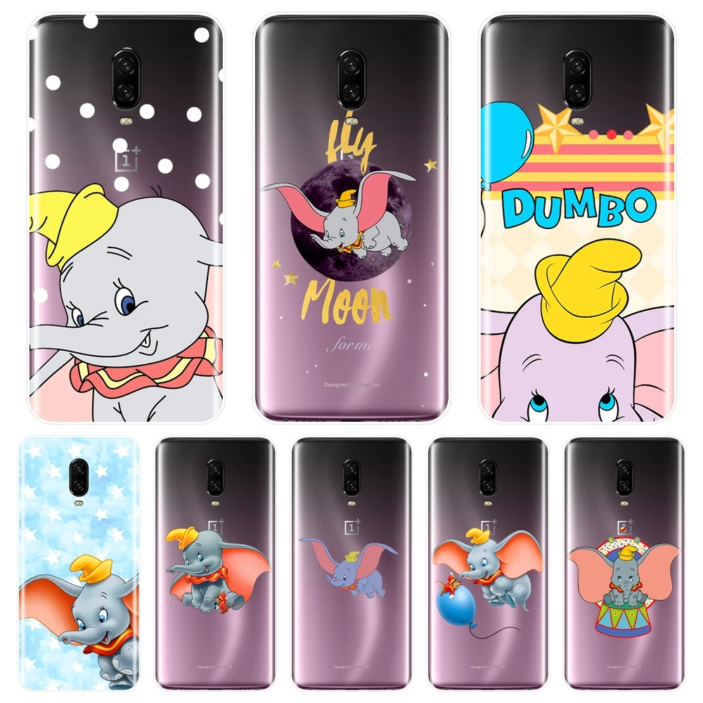 

Dumbo Elephant Dot Cute Animal Anime Soft Back Cover For One Plus 3 3T 5 5T 6 6T Phone Case Silicone For OnePlus 3 3T 5 5T 6 6T