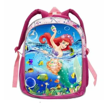 

Little Mermaid Ariel Princess Backpack Kids School Bag Schoolbag Kindergarten Pink Preschool Elementary Satchel for Girls