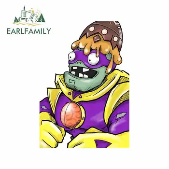 

EARLFAMILY 13cm x 9.2cm For Plants Vs.Zombies Car Decal Suitable For Any Flat And Smooth Clean Surface Personality Car Sticker