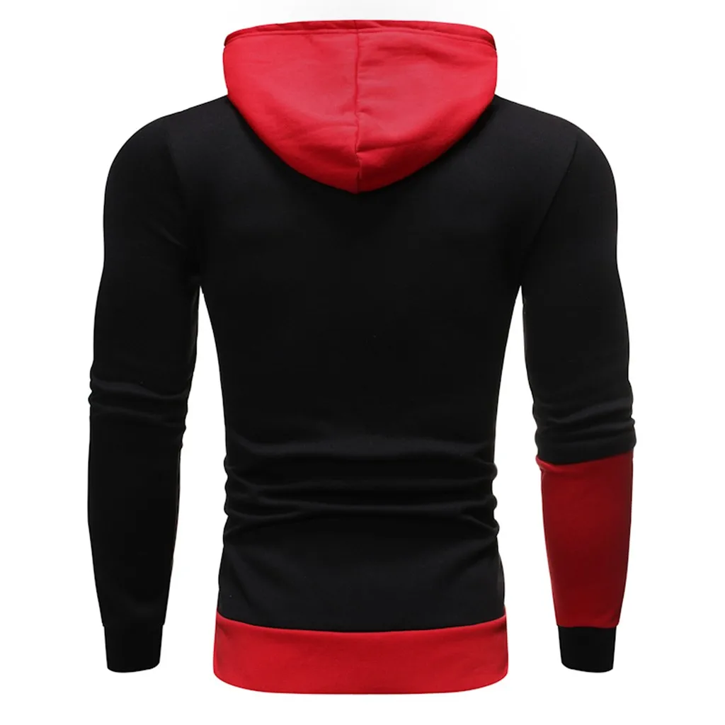 Vete для мужчин t femme мужские толстовки осень зима длинный рукав с капюшоном Slim Fit мужской свитер с капюшоном верхняя одежда с рисунком Топы Блузка