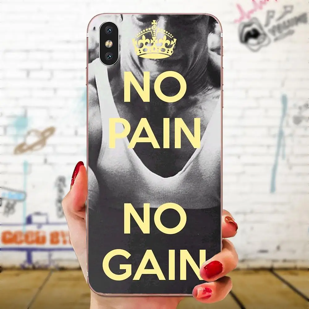 Тренажерный зал Фитнес мягкий чехол для мобильного телефона чехлы Huawei Honor 4C 5A 5C 5X6