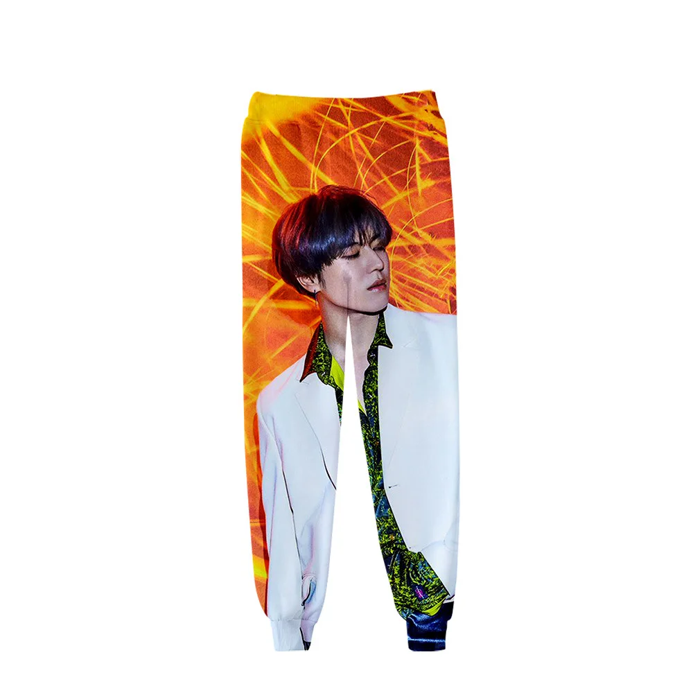 Стиль, AliExpress,, GOT7, Южная Корея, мужские комбинированные 3D штаны на лодыжке