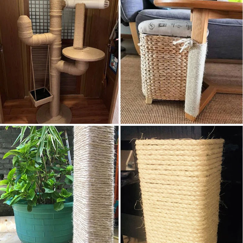 Веревка Sisal для кошачьего дерева сделай сам игрушка Когтеточка рамка