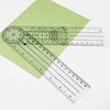 Goniometer 360 Degree Spinal Goniometer, 0-140mm Clear Plastic Angle Protractor Physical Therapy Ruler for Orthopaedics 1