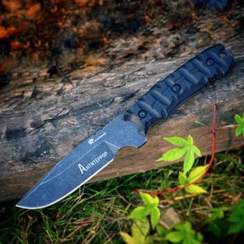 

HX OUTDOORS Alfa outdoor tactical high hardness wild jungle Survival Gear knife outdoor knife tool for self-defense