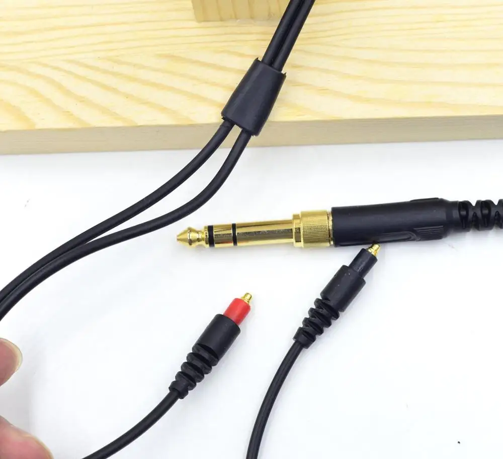 Replacement Dual Exit Cable Extension Cord for With Shure SRH1440 SRH1540 1840 Headphones Lead