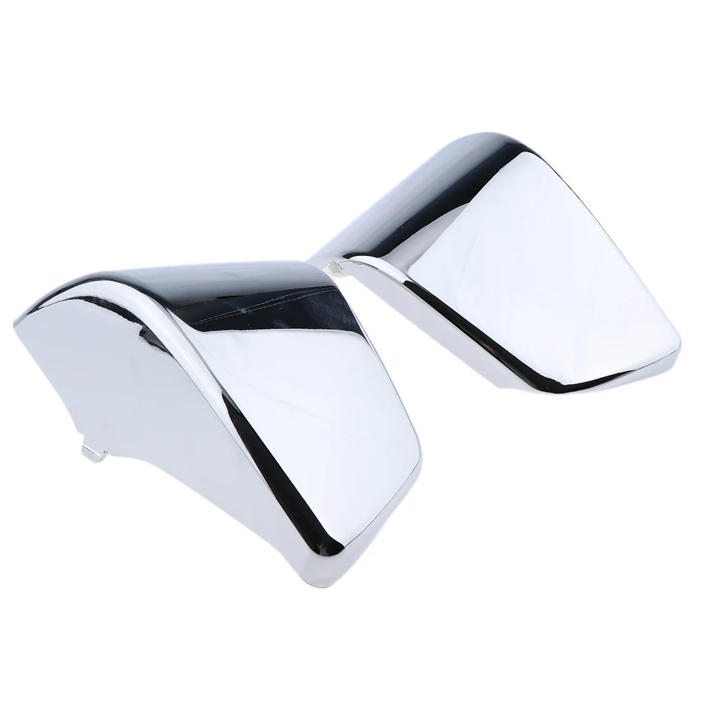 

2 Pieces Left & Right Battery Side Fairing Cover For Honda Shadow ACE750 VT400 1997-03 Chrome