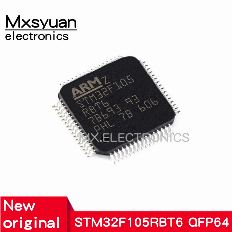 

5PCS/LOT New OriginaL STM32F105RBT6 LQFP-64 Micro controller
