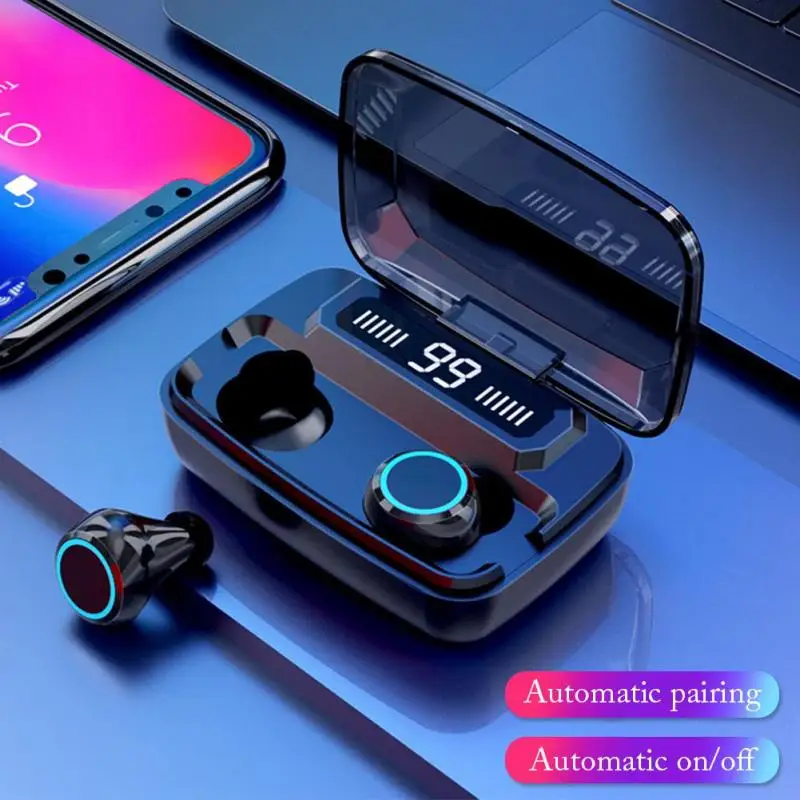 

TWS M11 Headset Waterproof Earphone LED HD Stereo Sports Earphones With 3500mAh Charge Case Bluetooth 5.0 Earphone HiFi Headset