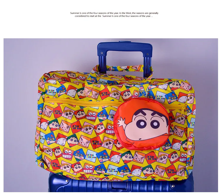 1 шт., Crayon Shin-chan, модная, аниме, переносная дорожная сумка, многоразовая сумка-тоут, складные сумки, сумка для багажа, сумки для хранения, милые
