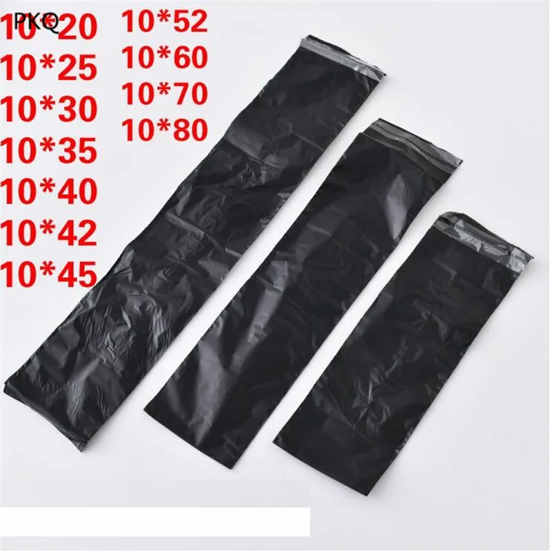 100 шт много размеров Новые Черные Пластиковые курьерские Сумки поли конверт для отправки самоклеющиеся полиэтиленовые пакеты конверт полиэтиленовый пакет