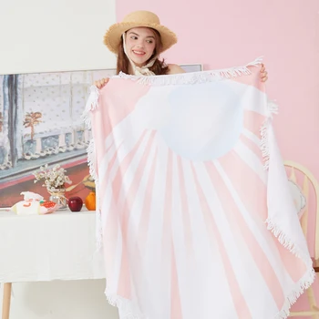

Shell beach swimming fashion super special beach towel travel speed dry shawl holiday women photo bath towel