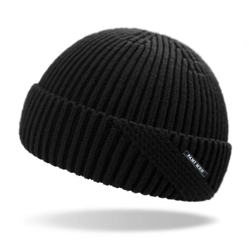 

Autumn and Winter Unisex Beanie Warm Wool Knit Hat Men Leisure Portable Skull Cap Women's Retro Beanies Winter Hat Women Hat