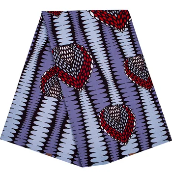 

Ankara Africa Printed Batik Fabric Real Wax Patchwork 100% Cotton Best Quality Sewing Material For Party Dress Africain Tissu
