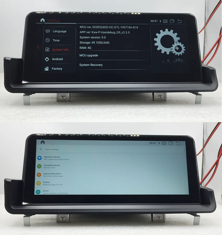 Best KANOR 10.25inch 4G+64G Android 9.0 car multimedia player gps navigation for BMW 3 Series E90 E91 E92 E93 With iDrive 7