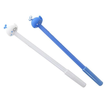 

HOT-30Pcs/Lot Kawaii Little Blue Whale Gel Pen Cartoon School Students Office Supplies Children Gift Stationery