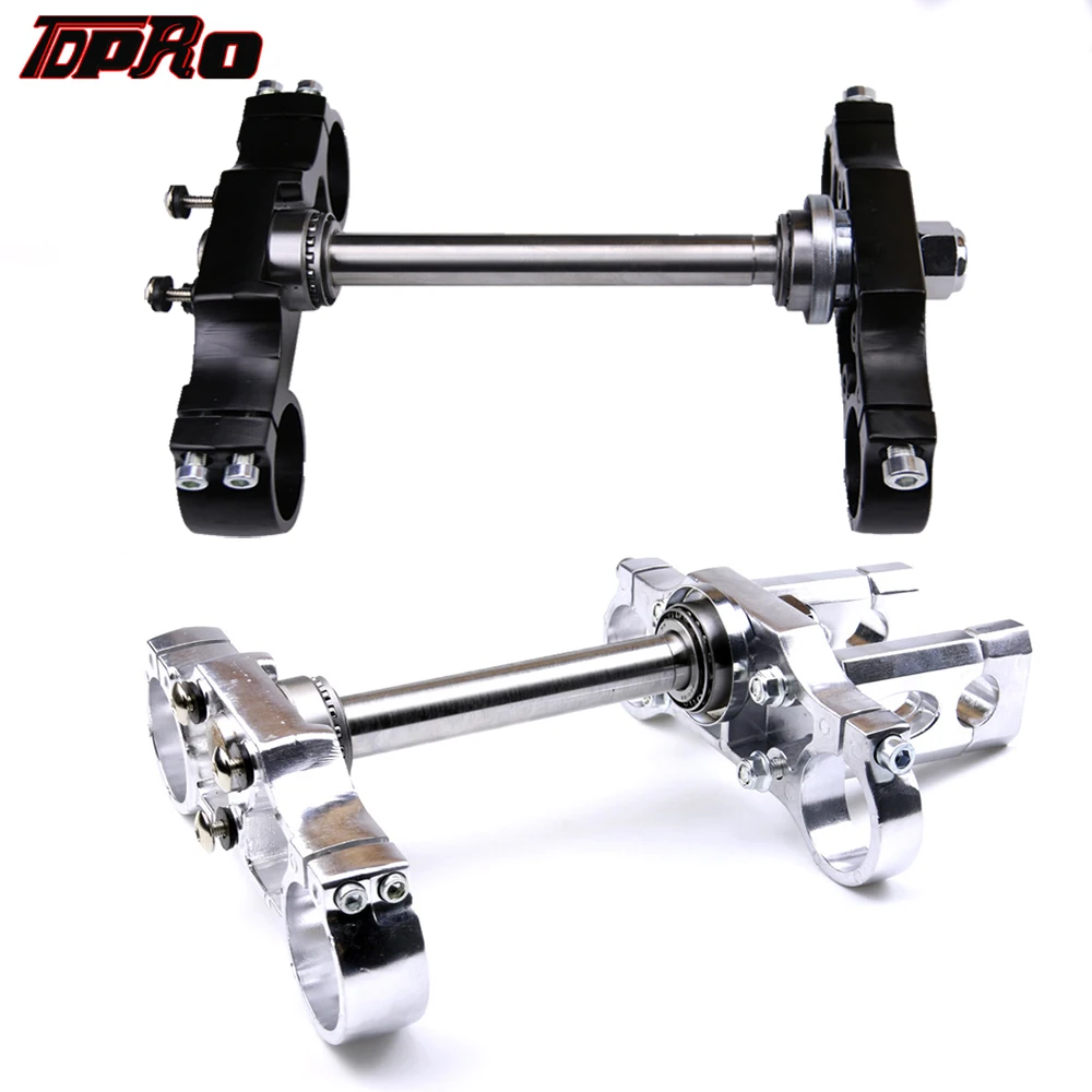 TDPRO 22mm Handlebar Triple Clamp Risers Holder Fit Honda 45/48mm Upside Ddown Front Forks 125cc 140cc 150cc 160cc Dirt Pit Bike