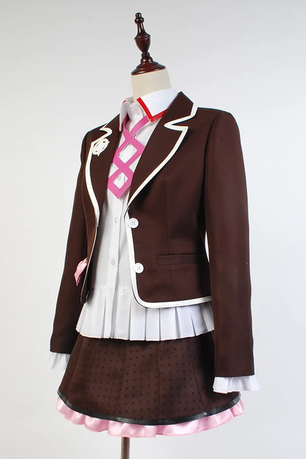 Косплей Zettai Zetsubo Shojo: Danganronpa другой выпуск Kotoko Utsugi костюм платье полный комплект униформы косплей костюм