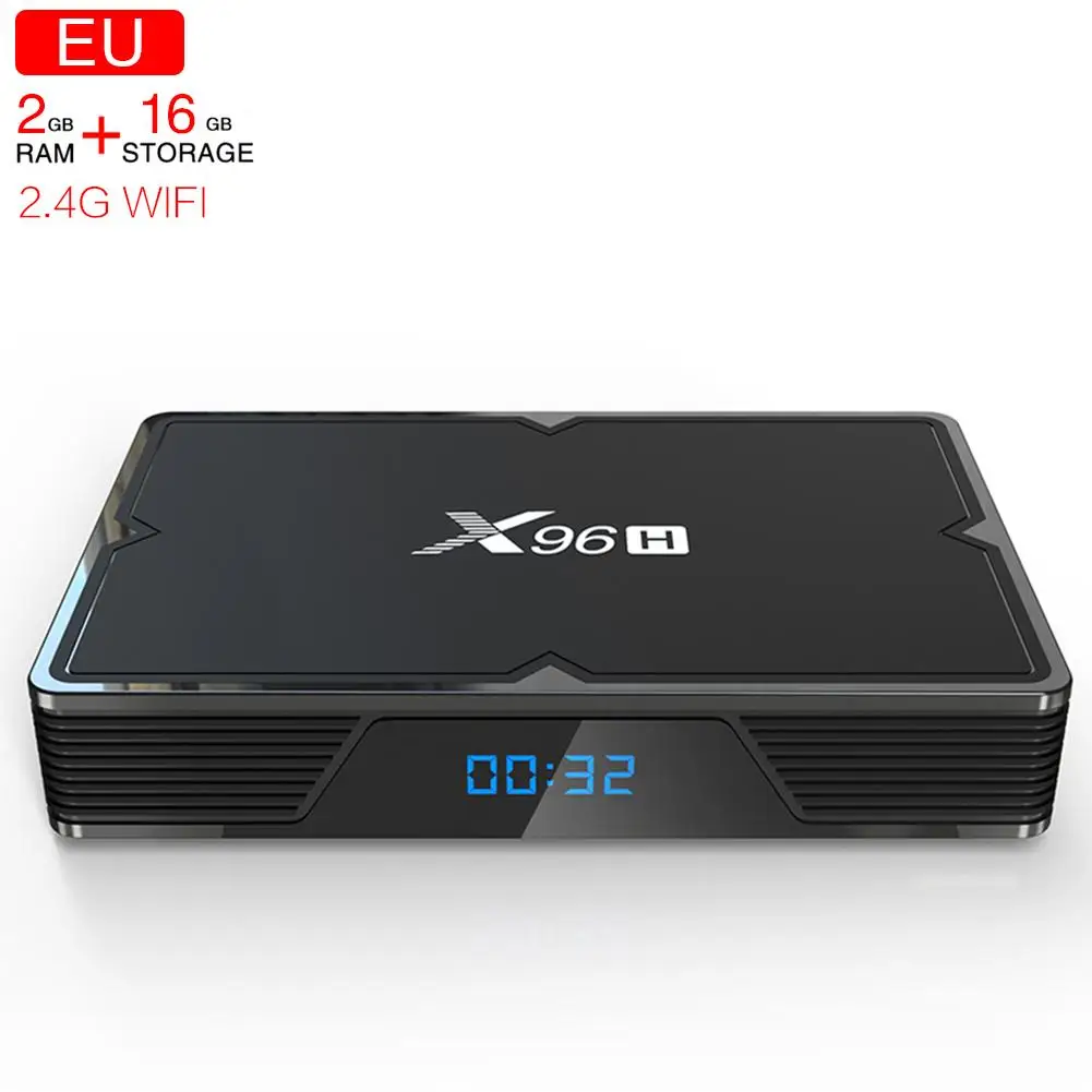 X96H(H603) ТВ приставка Android 9,0 система Двойной HDMI Поддержка 6K памяти 4 Гб 64 Гб HD сетевой плеер Wifi 2,4/5G приставка - Цвет: B