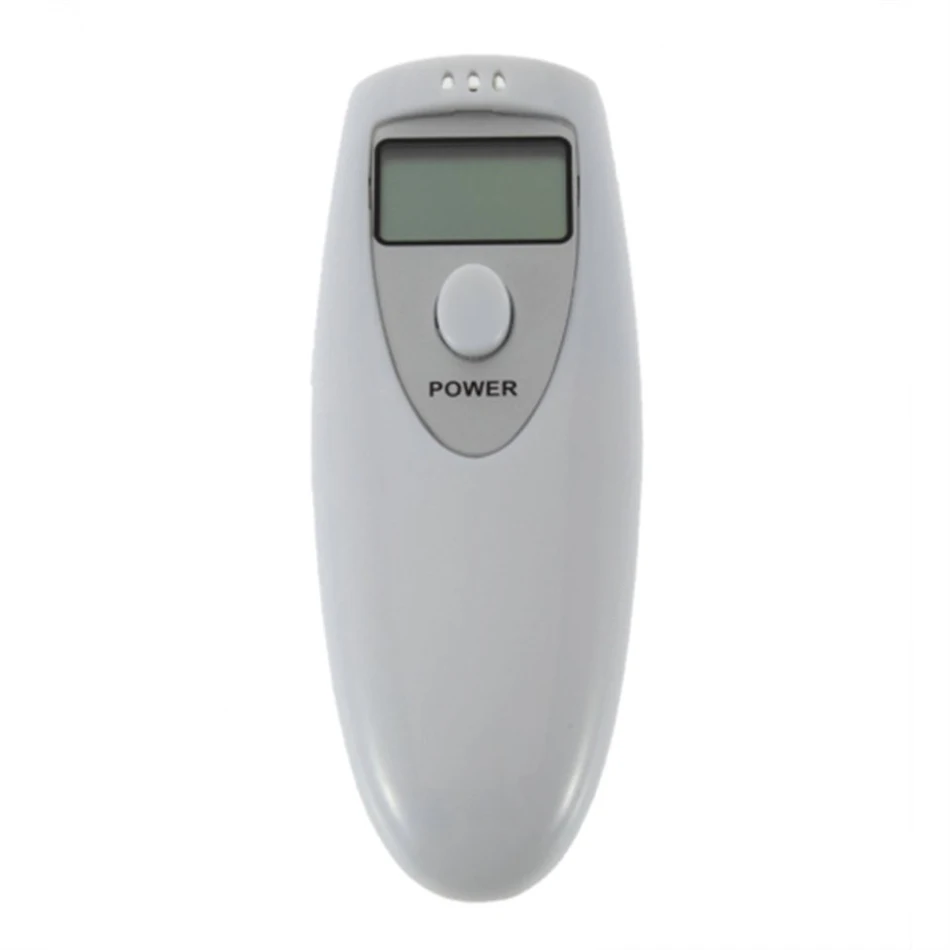 Портативный дыхательный цифровой тестер на алкоголь Профессиональный безопасный Алкотестер для водителя детектор Тест анализатор тестирования с ЖК-дисплеем