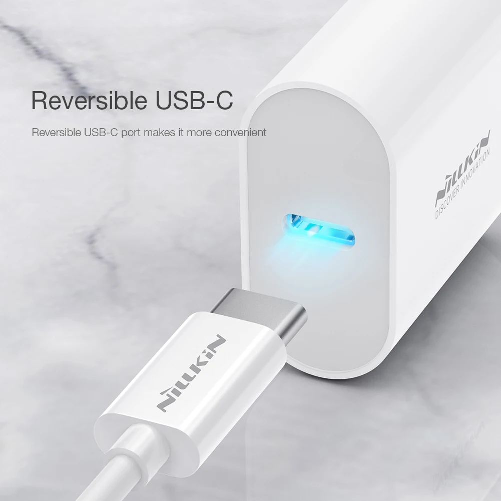 Nillkin Bijou 18 Вт PD адаптер питания USB C зарядное устройство обеспечивает быструю зарядку для Xiaomi Mi9 samsung Galaxy Note 10 Plus iPhone 11 Pro